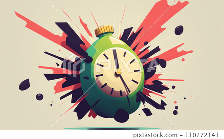 Time is money: The irresistible clock of fate: Time stands in the way 110272141