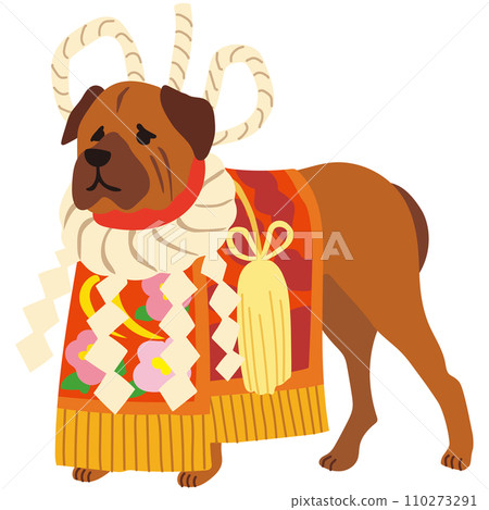 Tosa Inu Kochi Prefecture Tourism Specialty Product Material 110273291