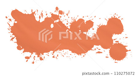 orange watercolor background. Artistic hand paint. isolated on white background orange watercolor background. Artistic hand paint. isolated on white background 110275072
