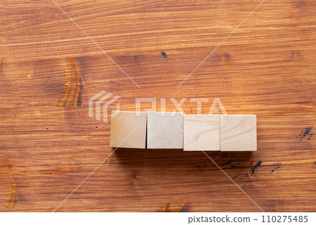 blank wooden block blank wooden block 110275485