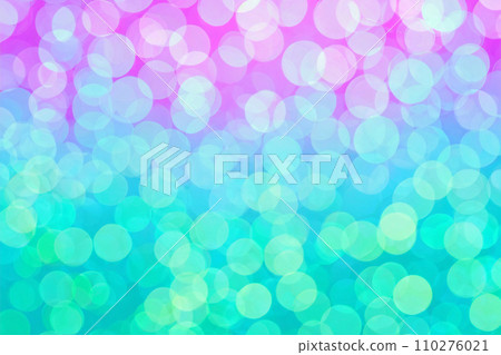 Pink and blue ball bokeh background material (AI image) 110276021
