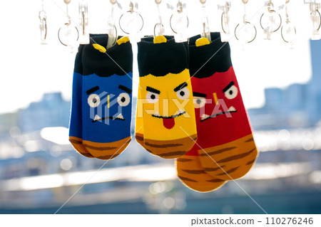Setsubun image of demon socks 110276246