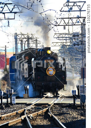 冬日的早晨…冒著白煙出發！！「SL大樹」C11-325 110276735