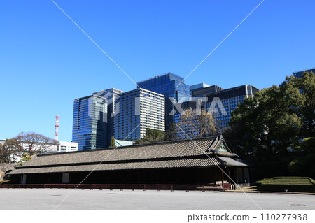 東京千代田區皇居東御苑風景 110277938