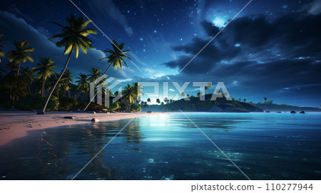 Starry sky and the sea Starry sky and the sea 110277944