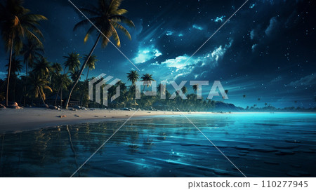 Starry sky and the sea Starry sky and the sea 110277945