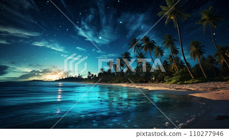 Starry sky and the sea Starry sky and the sea 110277946