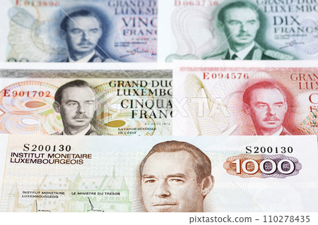Luxembourg money a business background 110278435