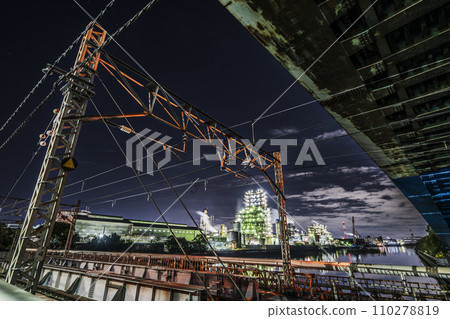 川崎工廠夜景【神奈川縣川崎市】 110278819