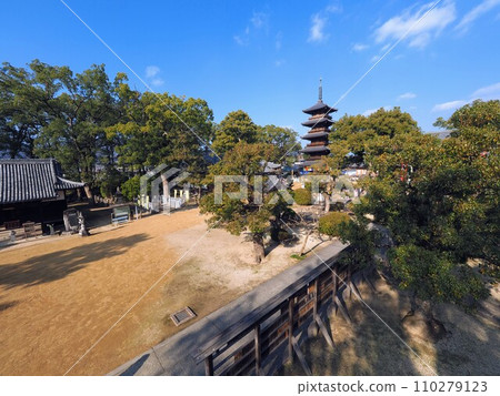 四國88聖地第70號寺本山寺2【香川縣三豐市豐中町】 110279123
