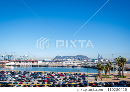 Scenery of Algeciras port in Spain Scenery of Algeciras port in Spain 110280426
