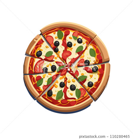 Pizza. Homemade pizza. Delicious pizza. Freshly made Italian margherita pizza with buffalo mozzarella and basil. Pizza with cheese, tomato sauce. Wood oven. World Pizza Day. February 9. 2024. Pizza. Homemade pizza. Delicious pizza. Freshly made Italian margherita pizza with buffalo mozzarella and basil. Pizza with cheese, tomato sauce. Wood oven. World Pizza Day. February 9. 2024. 110280465