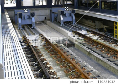 Terminal station stop Nagoya Railway Chubu Centrair International Airport Station 110281032