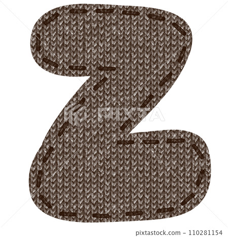 Fabric Alphabet Letter Z 110281154