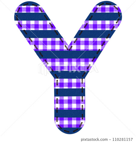 Fabric Alphabet Letter Y 110281157