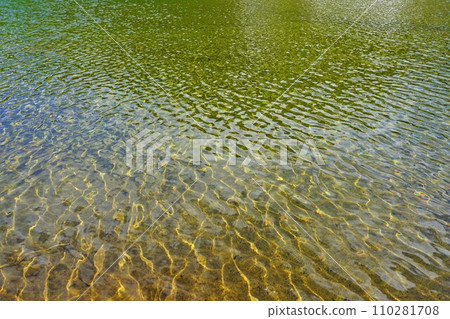 The rippling surface of Yaishinuma Lake The rippling surface of Yaishinuma Lake 110281708