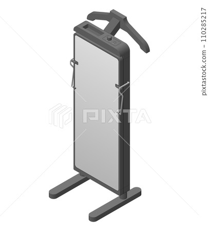 用等角投影繪製的熨褲器插圖 110285217