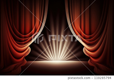 Abstract beautiful textured background with fabric folds. A beautiful scene 110285794