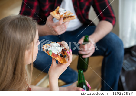 A couple in love has arranged a date. A couple in love has arranged a date. 110285987