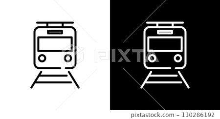 Train icon 110286192