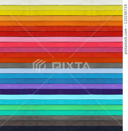 Crayons - detail of the colored pastels 110286728