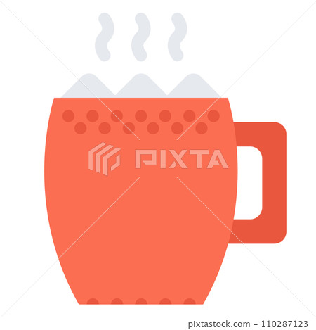 design vector image icons cup of cocoa 110287123