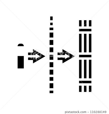 fuel assembly nuclear energy glyph icon vector illustration 110288149
