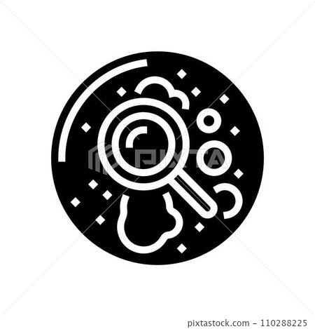 lunar exploration space exploration glyph icon vector illustration 110288225