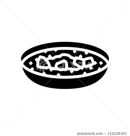 menudo soup mexican cuisine glyph icon vector illustration menudo soup mexican cuisine glyph icon vector illustration 110288361