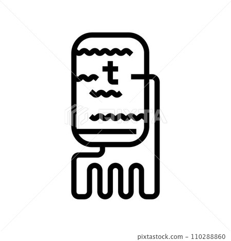 heat pump geothermal energy line icon vector illustration heat pump geothermal energy line icon vector illustration 110288860