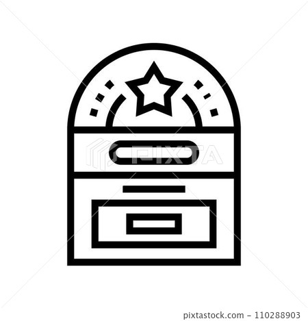 star rating energy conservation line icon vector illustration star rating energy conservation line icon vector illustration 110288903