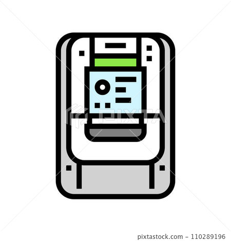 smart meters electric grid color icon vector illustration smart meters electric grid color icon vector illustration 110289196