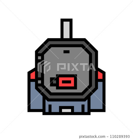 boiler biomass color icon vector illustration 110289393