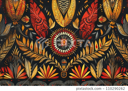 Traditional native design of papua new guinea 110290262