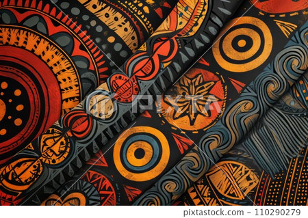 Traditional native design of papua new guinea 110290279