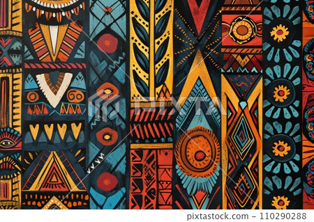 Traditional native design of papua new guinea 110290288