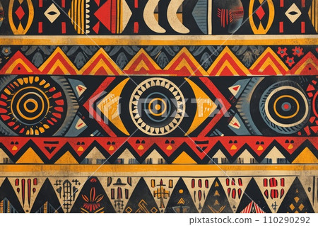 Traditional native design of papua new guinea 110290292