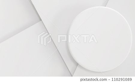 Abstract 3D white background. Banner, title background. Abstract 3D white background. Banner, title background. 110291089