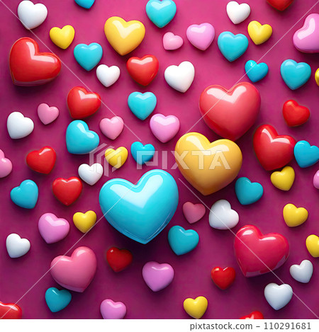 心形糖果 心形糖果 110291681