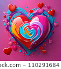 heart paint 110291684