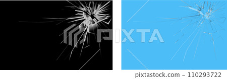 cracked glass cracked glass 110293722