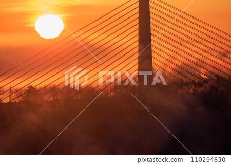 Early morning storm 110294830