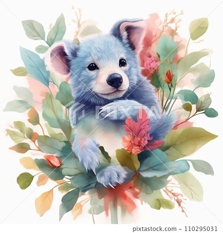 fluffy puppy fluffy puppy 110295031