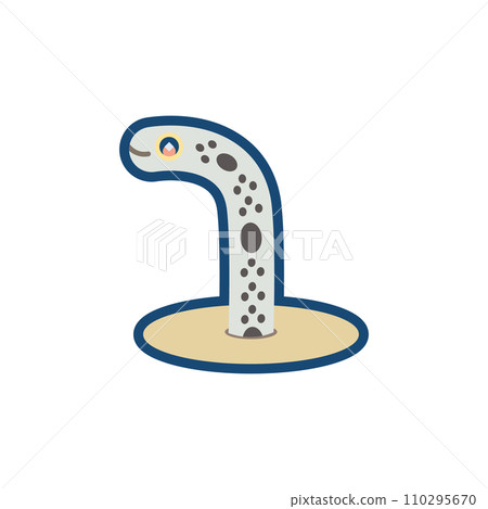可愛的中國鰻魚插圖 可愛的中國鰻魚插圖 110295670