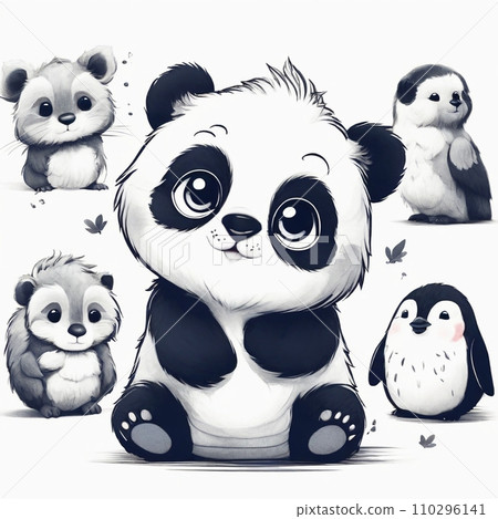 cute raccoon cute raccoon 110296141