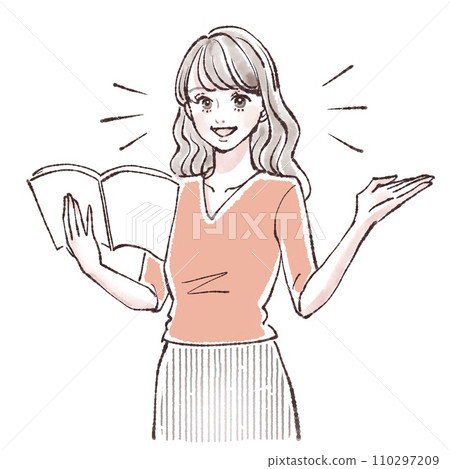 婦女和女孩插畫素材 婦女和女孩插畫素材 110297209