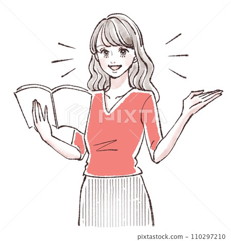 婦女和女孩插畫素材 婦女和女孩插畫素材 110297210