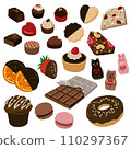 Various chocolate 110297367