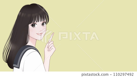 婦女和女孩插畫素材 110297492