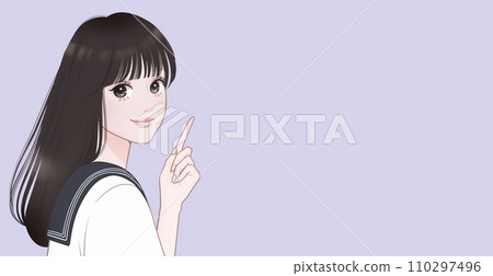 婦女和女孩插畫素材 110297496